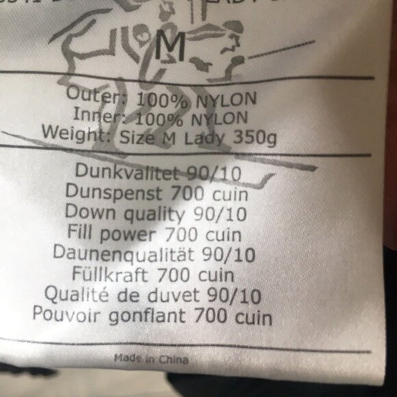 Bergans of Norway Puffer Jacket Womens Medium Black Down Light Coat Packable - Picture 11 of 16